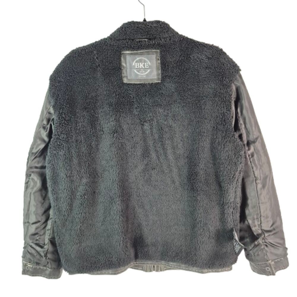 BKE "Garrison"  Faux Leather Jacket w/ Fleece Liner Size Youth Boys XL 18-20 - Picture 10 of 13